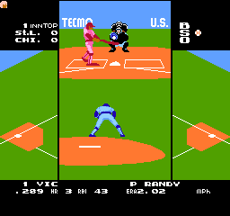 Tecmo Baseball Screenshot 1